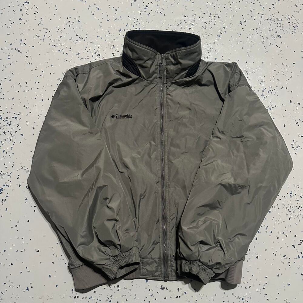 Vintage Columbia Sportswear Windbreaker Puffer Zip Up Jacket